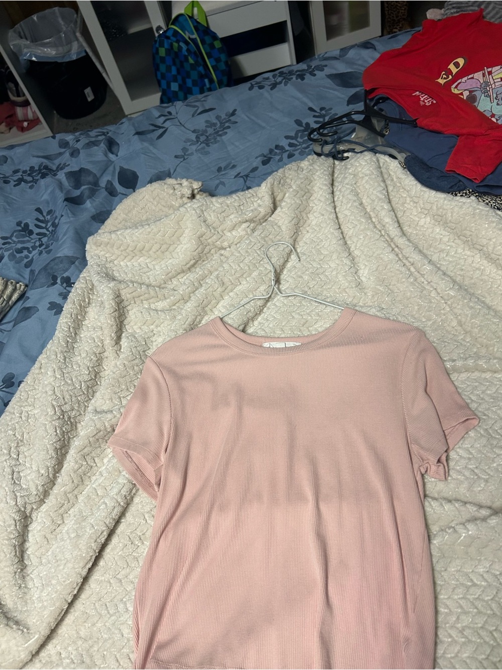 Pink Rose Light Pink Crop Top
